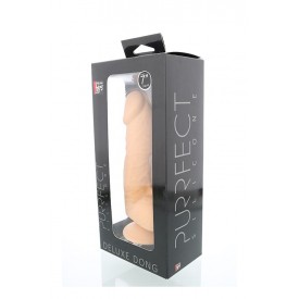 Силиконовый фаллоимитатор на присоске PURRFECT SILICONE DELUXE DONG 7INCH - 18 см.