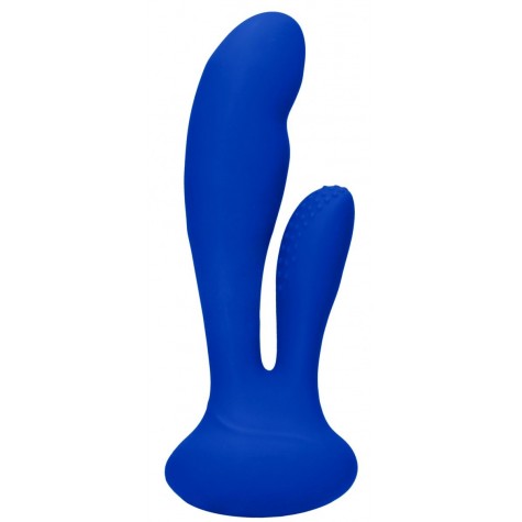 Синий вибратор G-Spot and Clitoral Vibrator Flair - 17,5 см.